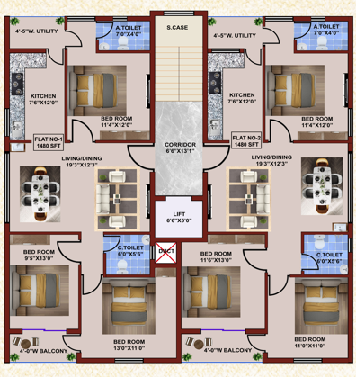 SUN LIVINGS Floor Plan